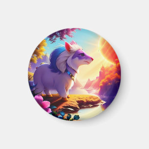 Schöner Animal Sunshine River Magnet