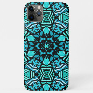 Schöner aquamariner Aqua-Türkis-ethnische Case-Mate iPhone Hülle