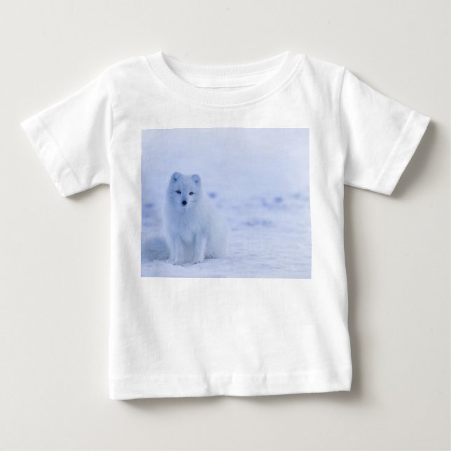 Schöner arktischer Fox Baby T-shirt (Vorderseite)