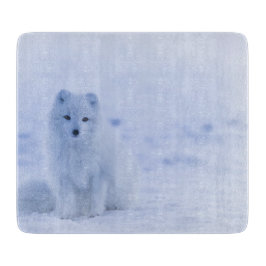 Schöner arktischer Fox Schneidebrett