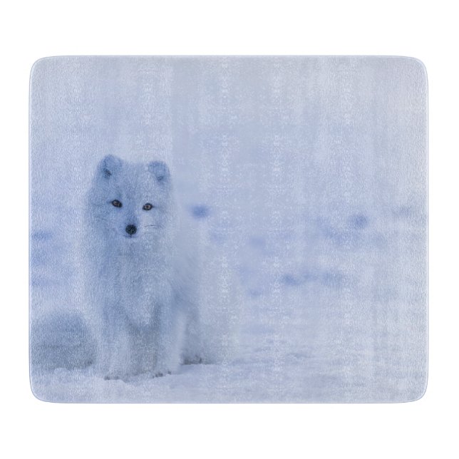 Schöner arktischer Fox Schneidebrett (Vorderseite)