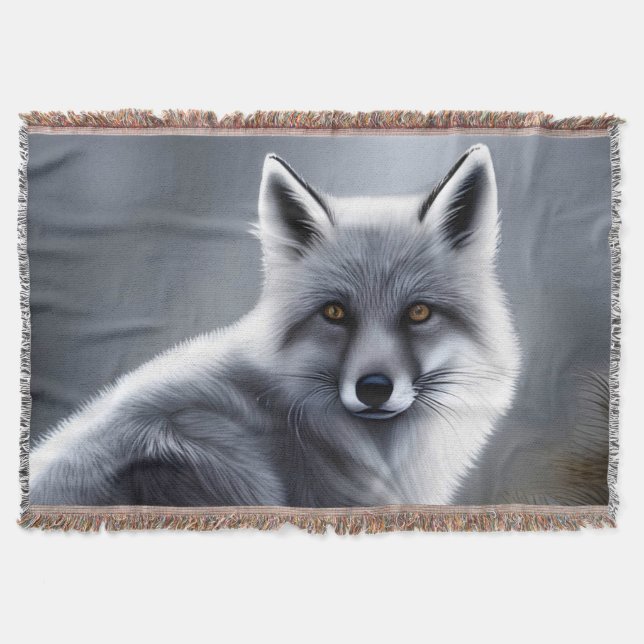 Schöner Artischer Fox Decke (Vorderseite)