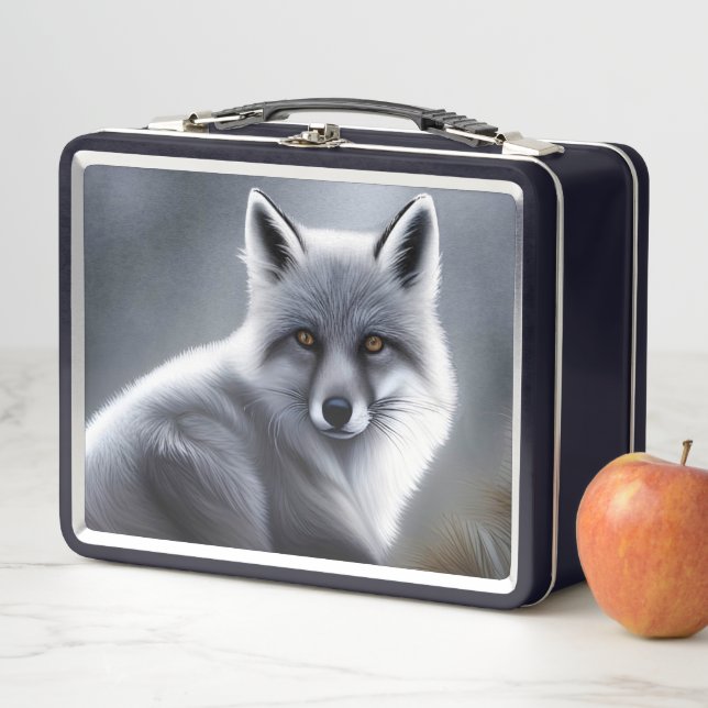 Schöner Artischer Fox Metall Brotdose (Beispiel)