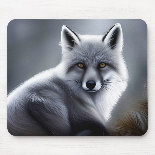 Schöner Artischer Fox Mousepad (Vorne)