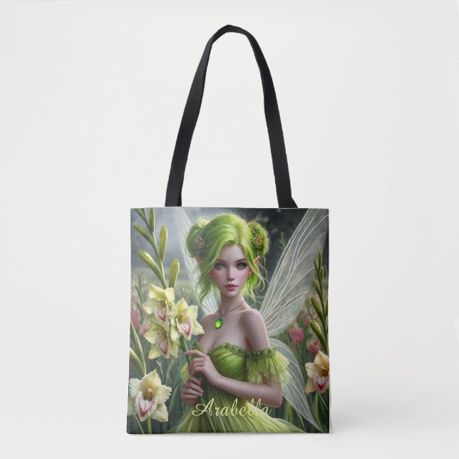Schöner August Fairy in Gladioli Tasche (Vorderseite)