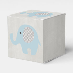 Schöner Baby-Blau-Elefant Geschenkschachtel