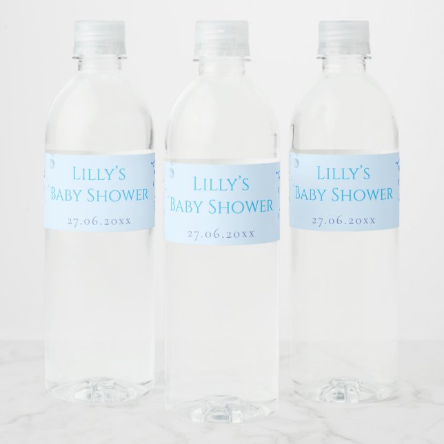 Schöner Baby Junge Narwhal & Bubbles Baby Dusche W (Flaschen)