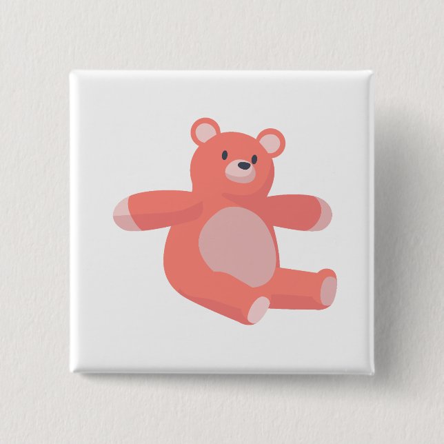 schöner Bär Button (Vorderseite)