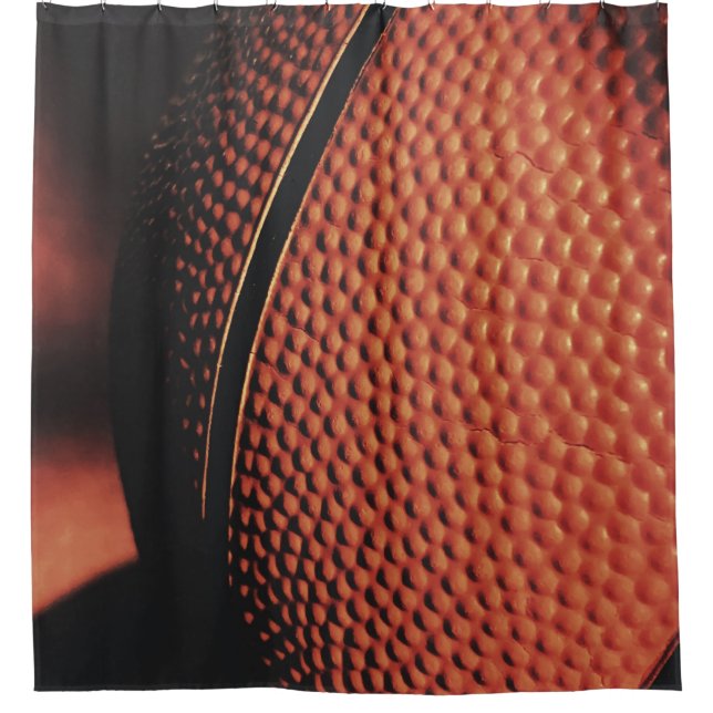 Schöner Basketball Duschvorhang (Vorderseite)