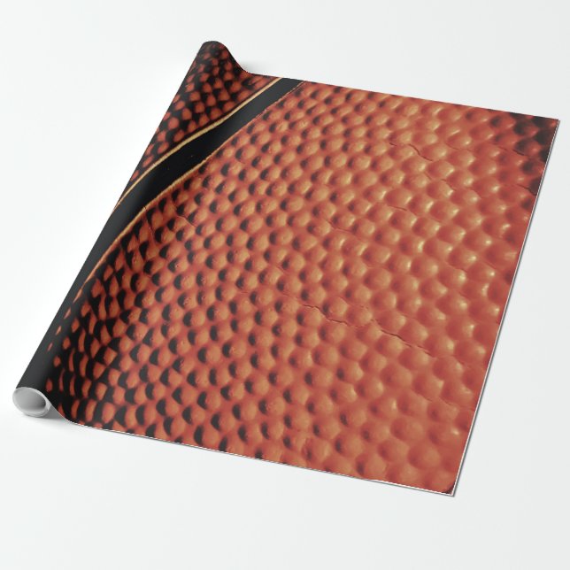 Schöner Basketball Geschenkpapier (Ungerollt)