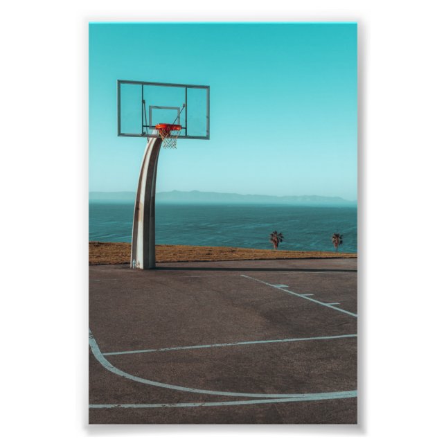 Schöner Basketball-Hoop Fotodruck (Vorne)