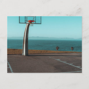 Schöner Basketball-Hoop Postkarte