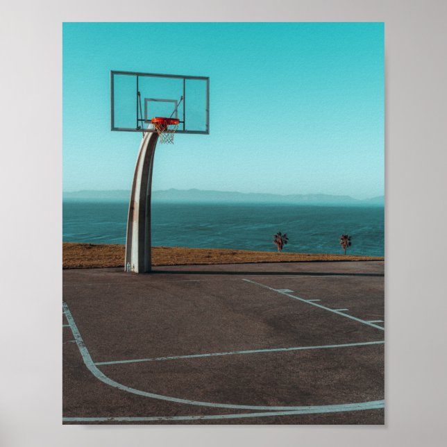 Schöner Basketballkorb Poster (Vorne)
