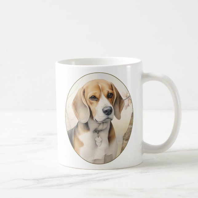 Schöner Beagle Kaffeetasse (Rechts)
