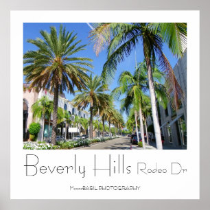 Schöner Beverly- Hills/Rodeo-Dr. Poster! Poster