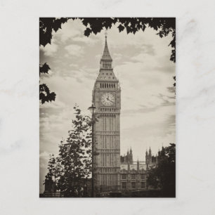 Schöner Big Ben, Londoner Uhrturm Postkarte