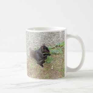 Schöner Black Eichhörnchen-Kaffee-Cup Kaffeetasse