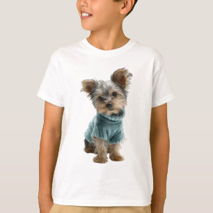 Schöner blauer Pullover Welpe Kinder