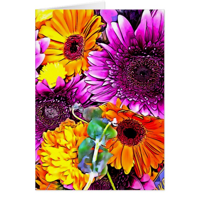 Schöner Blumen-Blumenstrauß (Vorne)