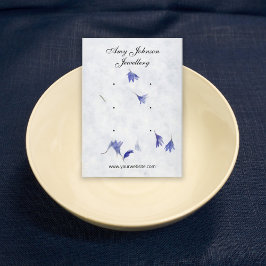 Schöner Blumenerring | 6 Stuhlsichtkarten Visitenkarte