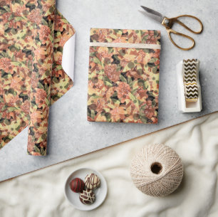 Schöner, blumengeschmückter Hintergrund, elegant,  Geschenkpapier