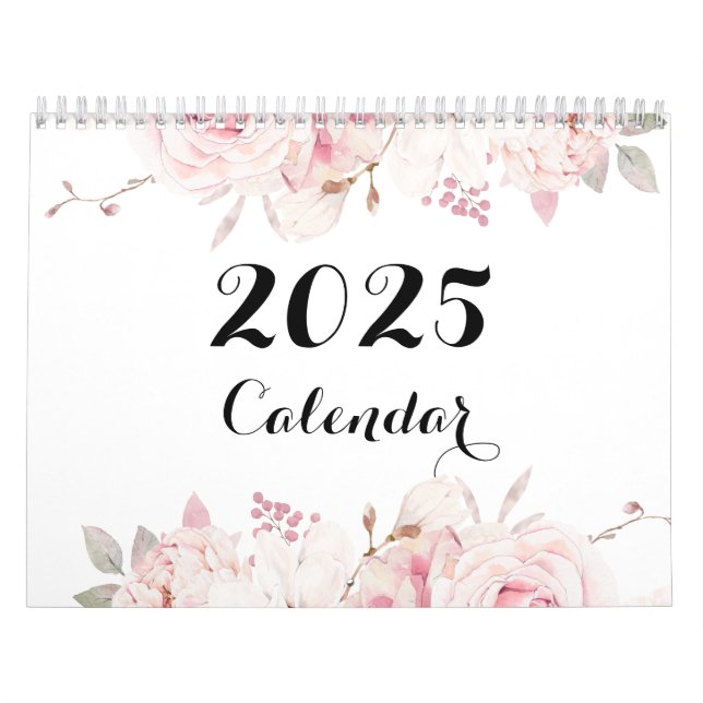Schöner Blumenkalender 2025 Kalender (Titelbild)
