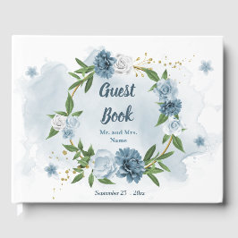 schöner Blumenkranz in den Blume Gästebuch