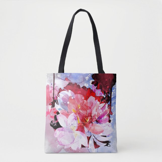 Schöner Blumenstrauß der Blumen Tasche (Vorderseite)