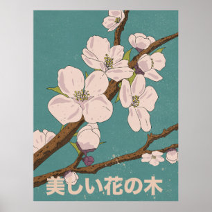 Schöner Blütenbaum Poster