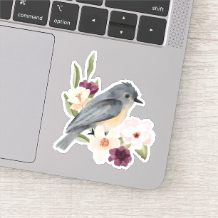 Schöner Bohemischer Wasserfarbenbird & Branch Aufkleber