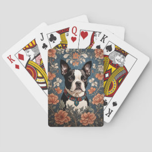 Schöner Boston Terrier - Inspiriert von William Mo Spielkarten