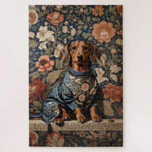 Schöner Brauner Dachshund Dachshund-Porträt