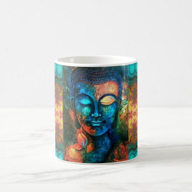 Schöner bunter Buddha Kaffeetasse (Mittel)