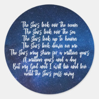 Schöner Christlicher Gebet Stars Gedicht Night Sky