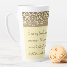 Schöner Designer Inspiration Milchtasse