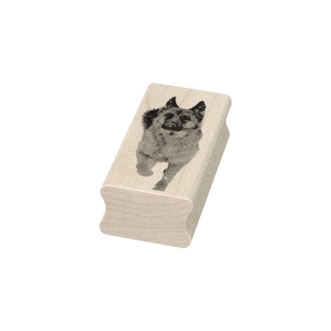Schöner deutscher Schäferlaufen Gummistempel (Stempel)