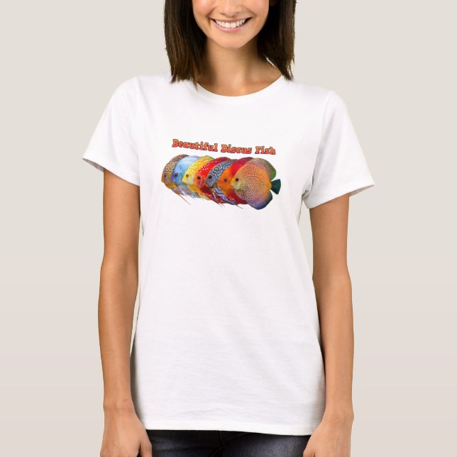 Schöner Discus Fish T - Shirt (Vorderseite)