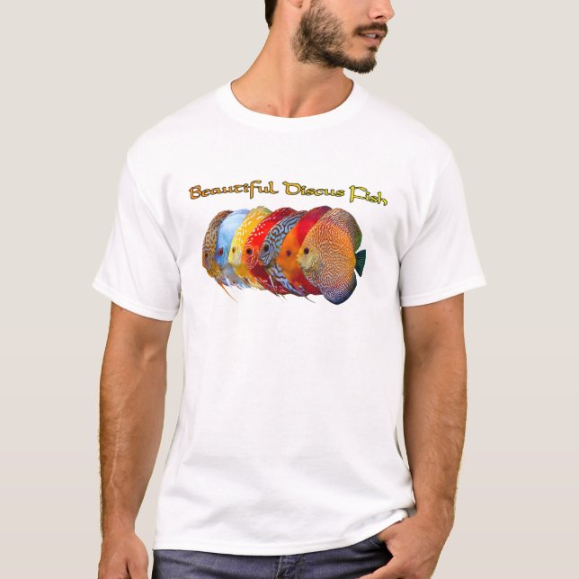Schöner Discus Fish T - Shirt (Vorderseite)