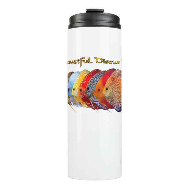 Schöner Discus Fish Thermal Tumbler Thermosbecher (Vorderseite)