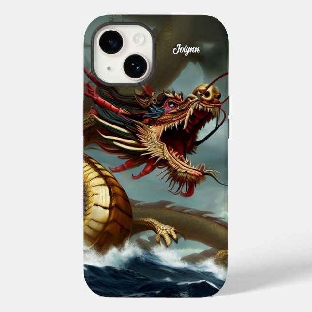 Schöner Drache Case-Mate iPhone 14 Hülle (Rückseite)
