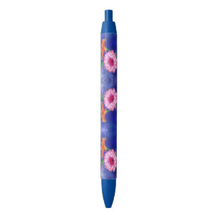 Schöner Drei Farben Gerberas Pen - Malerei Kugelschreiber
