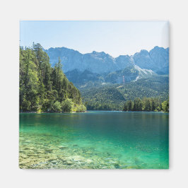 Schöner Eibsee Bayerische Alpen Deutschland Magnet