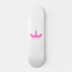Schöner Einhornkopf - Wählen Sie die Hintergrund Skateboard