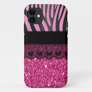 Schöner eleganter girly Zebraspitze-Glitter title_seo2