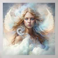 Schöner Engel am Himmel