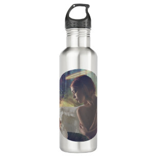 Schöner Engel mit Faiasy Fantasy Art Edelstahlflasche