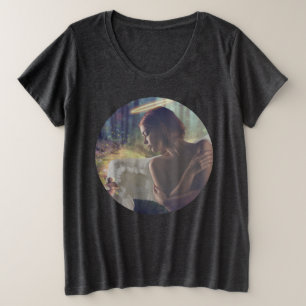 Schöner Engel mit Faiasy Fantasy Art Große Größe T-Shirt