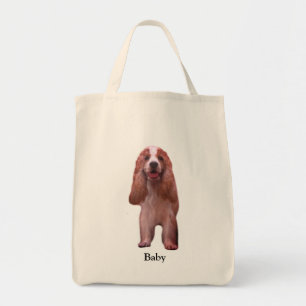 Schöner Englischer Cocker Spaniel Hund Tragetasche