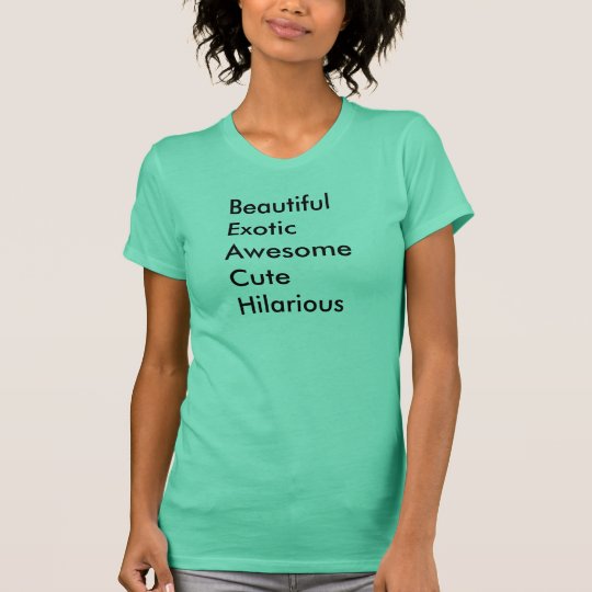 Schöner exotischer fantastischer niedlicher T-Shirt