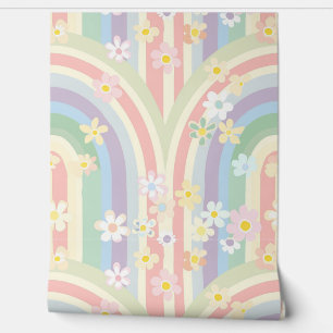 Schöner, farbenfroher Regenbogen Tapete